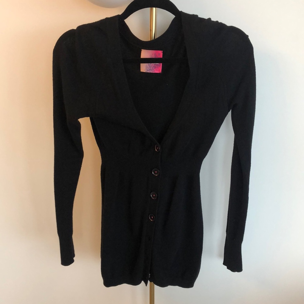 Aritzia Talula Black Cardigan